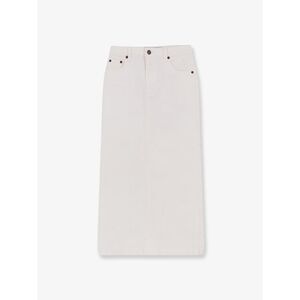 Tonywack Women Cotton Skirt With Rippings Detail